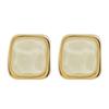 Aretes Geométricos Cuadriláteros Aguja de Plata Estilo Coreano Modernos Simples para Oficina Aretes Nicho de Gama Alta Versátiles