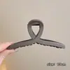 Pinza de tiburón grande coreana para el cabello, accesorio simple para recogido en la parte trasera de la cabeza, pinza de pelo de alta gama para mujer