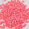 Gxueshan 1000 Piezas Cuentas de Pony Acrílicas Negras 6x9mm Agujero Grande Bolígrafo Cabello Kandi Bisutería Sueltas