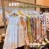 Vestido para Niña 2025 Verano Sin Mangas Floral Halter Vestido Estilo Vacaciones para Niña Pequeña Vestido Tipo Camiseta Venta al por Mayor Transfronteriza