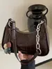 Bolso Pequeño Casual para Viajes Diarios de Mujer 2026 Verano Nuevo Bolso Baguette de Color Sólido Bolso Cruzado Bolso de Hombro a la Axila de Moda