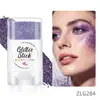 Bastão de Glitter para Corpo de Alto Brilho para Exportação, Pó de Glitter Ultrafino, Brilhante 3D Holográfico Iridescente Item de Celebração de Festival