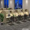 Um par de sala de estudo individual para autoestudo estilo fábrica imersivo mesa individual sala de estudo individual para adultos divisória de mesa mesa compartilhada tutoria sala de estudo com IA