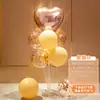 Decoraciones de Globos Flotantes de Mesa y Piso con Tema de Cumpleaños Feliz Cumpleaños para la Fiesta de Primer Cumpleaños de Niños, Decoraciones Brillantes