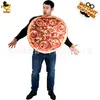 Disfraz de Cosplay Divertido de Rebanada de Pizza para Pareja de Adultos Mascarada Fiesta de Pizza Ropa de Cuerpo Entero Al por Mayor