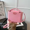 Bolso de caja informal de moda, nuevo, para el día a día, para mujer, versátil, color liso, bandolera simple y elegante