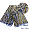 Tela de Estampado Wax Holandés de Doble Cara Estilo Transfronterizo de Comercio Exterior Tela Estampada Étnica Tela de Wax Irregular en Stock
