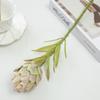 Arranjo de Flores Simulado Flor de Cardo Coreana Flor Decorativa Suculenta Flor Artificial Flor de Galho Longo Cardo Decoração de Sala de Estar Planta Artificial