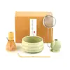 Tigela de Matcha, Batedor de Chá Japonês, Tigela de Matcha com 100 Hastes, Suporte de Batedor de Chá de Cerâmica, Mixer, Pincel de Matcha de Bambu Japonês, Conjunto de Batedores de Chá