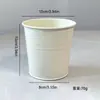Soporte para Bolígrafos de Hierro Forjado Creativo Cubo de Almacenamiento de Escritorio Color Macarrón Estante Multifuncional para Papelería Almacenamiento de Brochas de Maquillaje Maceta Adorno