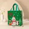 Bolsa de Dulces Navideños de Dibujos Animados de Venta Caliente Transfronteriza Bolsa de Regalo para Favores de Fiesta de Tela No Tejida de Alta Gama Bolsa de Regalo de Navidad