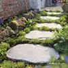 Lajas de Piedra Azul Antideslizantes para Césped, Piedras de Paso Naturales para Jardines, Tiras de Piedra Antigua para Patios, Metabo