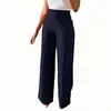 Pantalones de vestir informales de cintura alta y pierna recta para mujer, con envío transfronterizo a Europa y América, de AliExpress.