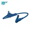 Conector Macho de Banana de Seguridad de 4 mm a Pinza de Cocodrilo de Seguridad de 4 mm J70038