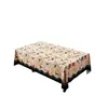 Mantel floral retro americano, impermeable, a prueba de aceite, resistente al calor, lavable, estilo pastoral, uso doméstico, resistente a la suciedad, mantel rectangular para comedor