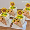 Decoración de Tarjeta para Pastel de Girasol del Día del Maestro 2025 Tarjeta de Felicitación de Felices Fiestas de Agradecimiento al Maestro Decoración de Tarjeta