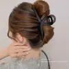 Nuevo pinza de pelo de felpa 2026 para mujer, pinza de tiburón extragrande de alta gama, pinza versátil para la parte trasera de la cabeza, adecuada para cabello grueso