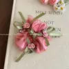 Scrunchie de Gasa Nebulosa de Avellana de Gama Alta para Mujer 2026 Nuevo Estilo Goma Elástica Floral Retro Accesorio para el Cabello