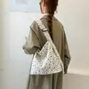 Bolsa grande de formato solto para mulheres, novo estilo 2026, leve, versátil, para o dia a dia, de ombro único, transversal, bolsa de tecido, bolsa hobo