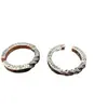 Plata Esterlina S925 Nuevo para Hombre de Marca Moderna Letra Irregular Graffiti Geometría Retro Personalizado Plata Tailandesa Anillo Abierto Moderno