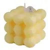 Vela de Aromaterapia Estilo Ins Elegante Casa Interior Quarto Sala Fragrância Purificador de Ar Cubo Mágico Vela de Aromaterapia