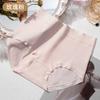 Roupa Íntima Feminina de Algodão 40S Seda Amora 7A Bacteriostática Parte Inferior Crotch Respirável Cintura Alta Barriga Justa Amigável à Pele Roupa Íntima Feminina para Mulheres