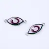 2022 Accesorios explosivos de joyería de Amazon Ojos impresos para manualidades Accesorios de joyería con baño de metal al por mayor Comercio exterior