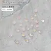 Uña postiza de red roja de 6 mm para arte de uñas K9 cuadrada gruesa Super Brillante punta inferior multi-corte en forma de diamante Moca Diamante de Cristal Adorno de Diamante