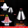 Molde de Hielo para Mariscos Acero Inoxidable Carámbano Plato de Salmón Decoración Forma de J Forma de Corazón Molde para Plato de Sashimi