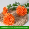 Flores Artificiales Flor Naranja Materiales Boda Salón de Bodas Decoración del Hogar Rosas Artificiales Flores Falsas Flores de Plástico Venta al por Mayor