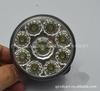 Luz diurna redonda de 9 LED de fábrica directa, luz antiniebla delantera modificada, luz diurna redonda, luz LED para coche