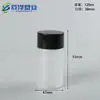 Botella Cápsula, Botella de Producto para el Cuidado de la Salud, Sub-Botella, Botella para Tabletas Sólidas de 120 ml, Botella Transparente Universal para Polvo Medicinal, Botella de Empaque para Cordyceps