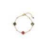 Collar de Turmalina Multicolor Hecho a Mano con Cuentas Que No Se Desvanecen Estilo Idéntico al de Celebridades e Influencers de Internet Pulsera de Piedra Natural Hecha a Mano Lujo Ligero
