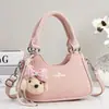 Bolso de mano tipo bolsa de dumplings nuevo y elegante de alta apariencia, bolso de hombro o axila versión coreana, bolso cruzado para mujer, bolso para mujer