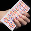Nuevos Stickers de Uñas Coloridos para Celebración de Vacaciones de Verano Transfronterizos Europeos y Americanos Pegatinas Completas Venta Directa de Fábrica Pegatinas al por Mayor