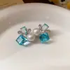 Pendientes de Perla con Borla de Circonita Aguja de Plata Multiusos, Pendientes de Moda y Versátiles con un Toque de Lujo Ligero y de Alta Gama para Mujer