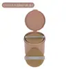 Set Xuanzipei Esponja tipo cojín con forma de piña que no absorbe el polvo, Herramienta de esponja de belleza correctora especial para maquilladores