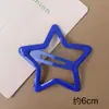 Pasador de Estrella de Color Caramelo de Dopamina Grande de 6 cm para Niñas, Pinza para Flequillo Lateral, Pinza Bb, Pinza Linda para Niñas Jóvenes