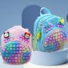 Pionero Popular Matarratas Transfronterizo Pinza Divertida Mochila Escolar Dibujo Animado Creativo Estudiante Mochila de Silicona Descompresión Infantil Mochila Escolar
