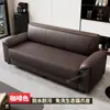 Sofá Nuevo Pequeño Apartamento Tres Plazas Pata de Gato Cuero Oficina Apartamento Sala de Juegos Casa de Alquiler Sala de Estar Moderno Sencillo