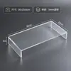 Suporte de Exibição Acrílico em Forma de U Suporte de Mesa Transparente para Figura Caixa Surpresa Bolsa Rack de Armazenamento de Amostras