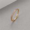 Jiexing novos europeus e americanos ins zircon incrustado Pine Gem cobre chapeado 14K anel de olho cross-border acessórios de joias atacado