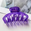 Pinza para el Cabello de Calabaza de Vidrio de Colores Transfronteriza Nueva para Mujer, Pasador de Estilo de Alta Gama para Amazon, Pinza de Tiburón para la Parte Posterior de la Cabeza, Accesorio para el Cabello