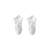 Calcetines de Verano para Mujer Calcetines Cortos Delgados Flores Huecas Bajos Corte de Oreja Cintura Baja Calcetines Bajos Tipo Barco