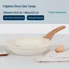 Conjunto de Utensílios de Cozinha Antiaderentes de Pedra Médica Transfronteiriço com Alto Valor Estético, Incluindo Panela de Sopa, Frigideira, Panela para Cozinhar a Vapor, Leiteira, Fogão de Indução e Panela de Fundo Plano