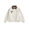 Selección del personal Chaqueta de trabajo retro americana Detroit Unisex Chaqueta de solapa bicolor para pareja W224