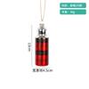 Decorações de Natal criativas carro falso mochila escolar câmera pequeno pingente vidro pintado pingente de decoração de árvore de Natal