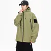 Chaqueta Abrigo para Hombre y Mujer 2024 Holgado con Capucha Cortavientos Ropa para Pareja Primavera y Otoño Informal Abrigo Versátil Top