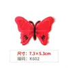 Tecido Bordado Colorido Borboleta Aplique para Colar Jaqueta Jeans Reparo de Buraco Aplique Artesanal DIY Acessórios de Vestuário Aplique Decorativo