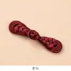Botões de fecho pipa sólidos estilo chinês, colete cheongsam vintage tecido à mão, botões de acessório étnico feitos à mão